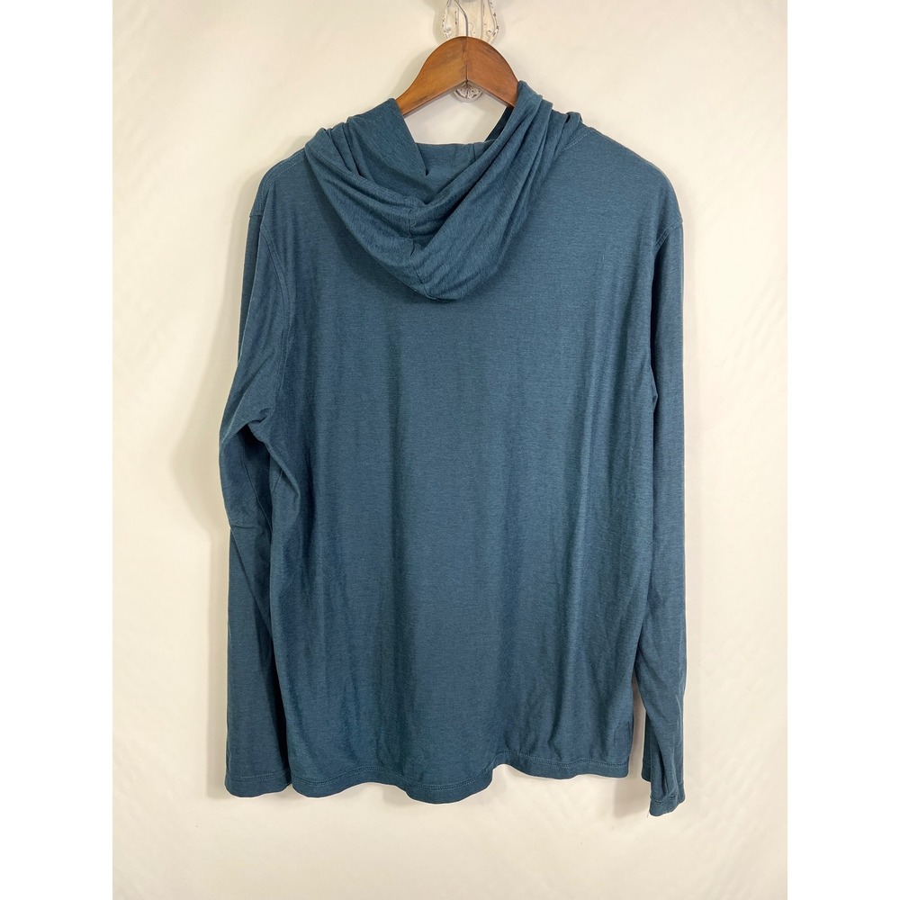 Vuori Womens V1019 Lightweight Performance Hoodie Teal Blue XL Long Sleeve - Picture 8 of 8